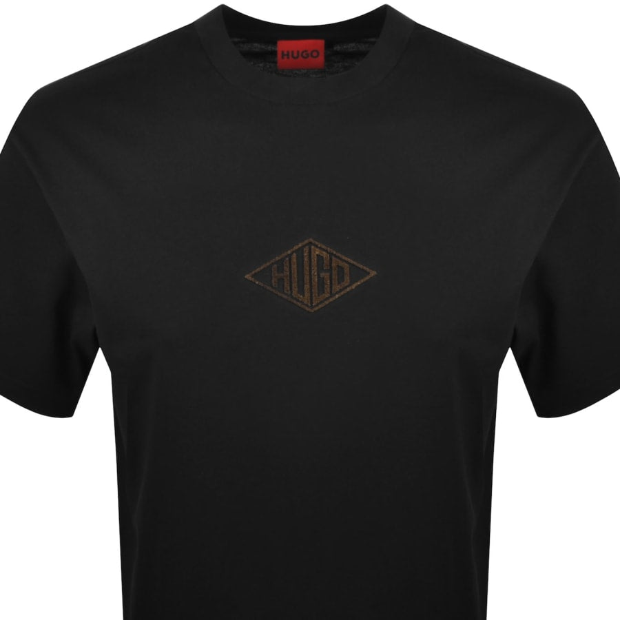 HUGO Darunu T Shirt Black
