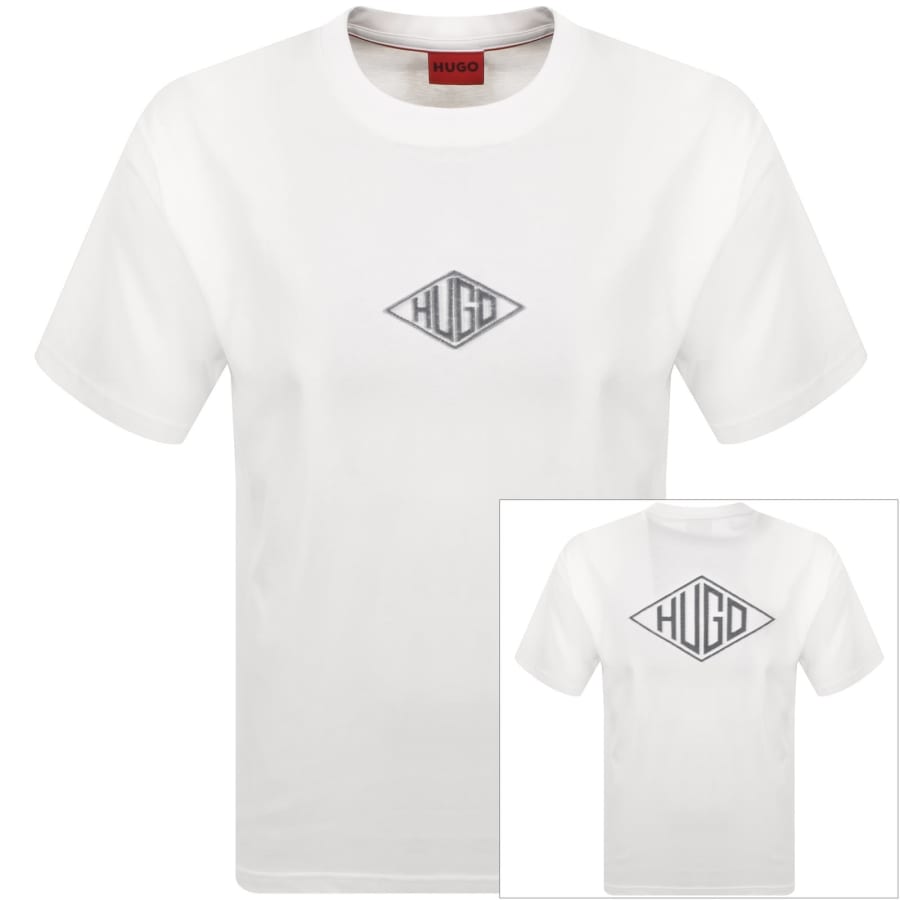HUGO Darunu T Shirt White