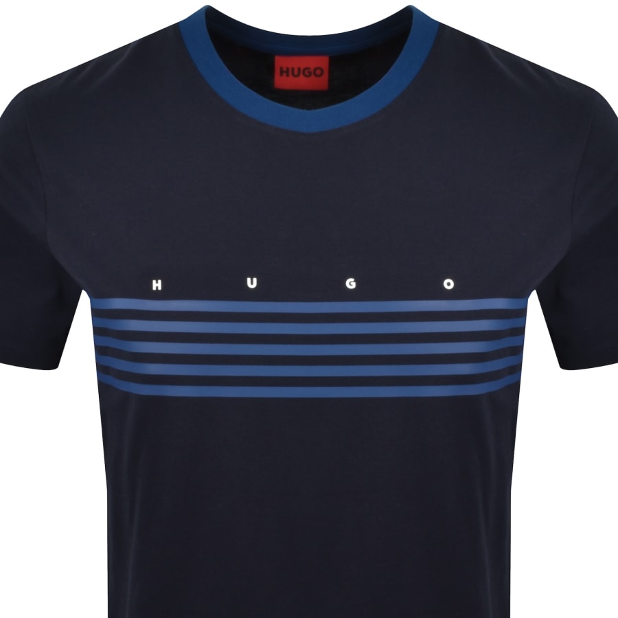 HUGO Dempsy T Shirt Navy