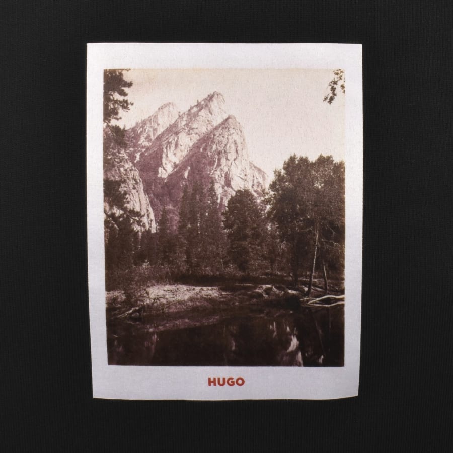 HUGO Deneb Polaroid Hoodie Black