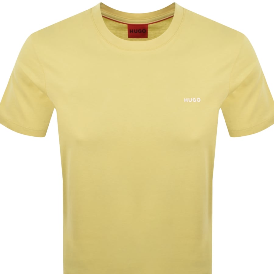 HUGO Dero222 T Shirt Yellow