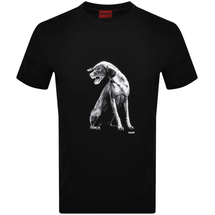 HUGO Didug T Shirt Black