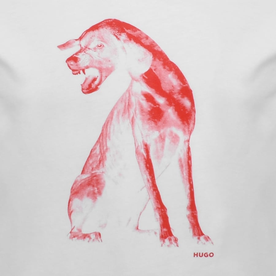 HUGO Didug T Shirt White
