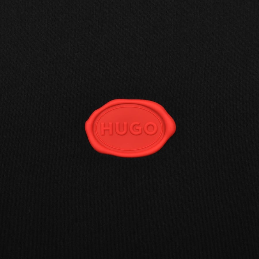 HUGO Divis T Shirt Black