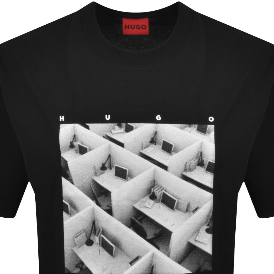 HUGO Dodger T Shirt Black