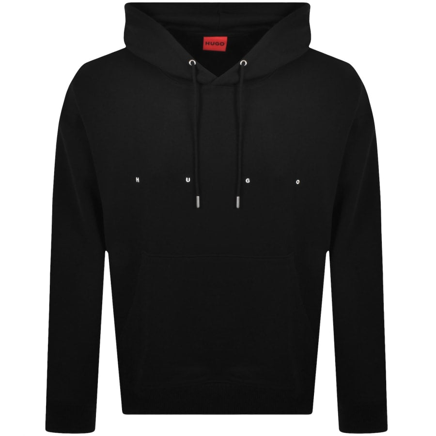 HUGO Doland Oversized Hoodie Black