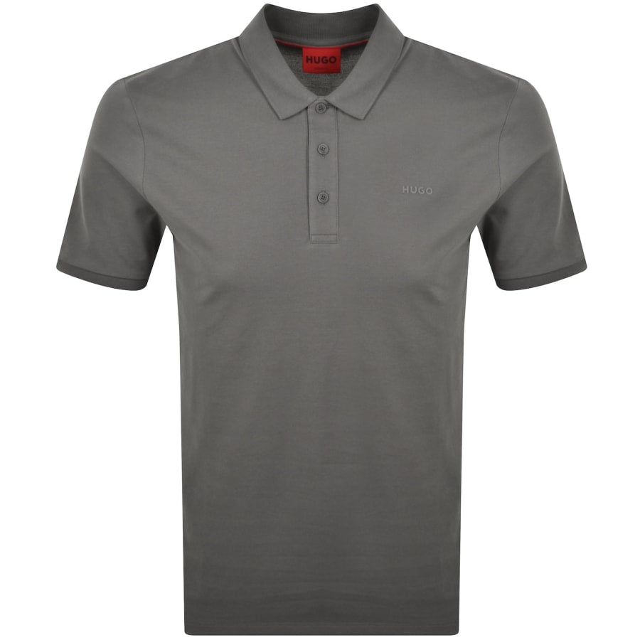 HUGO Donos 222 Polo T Shirt Dark Grey