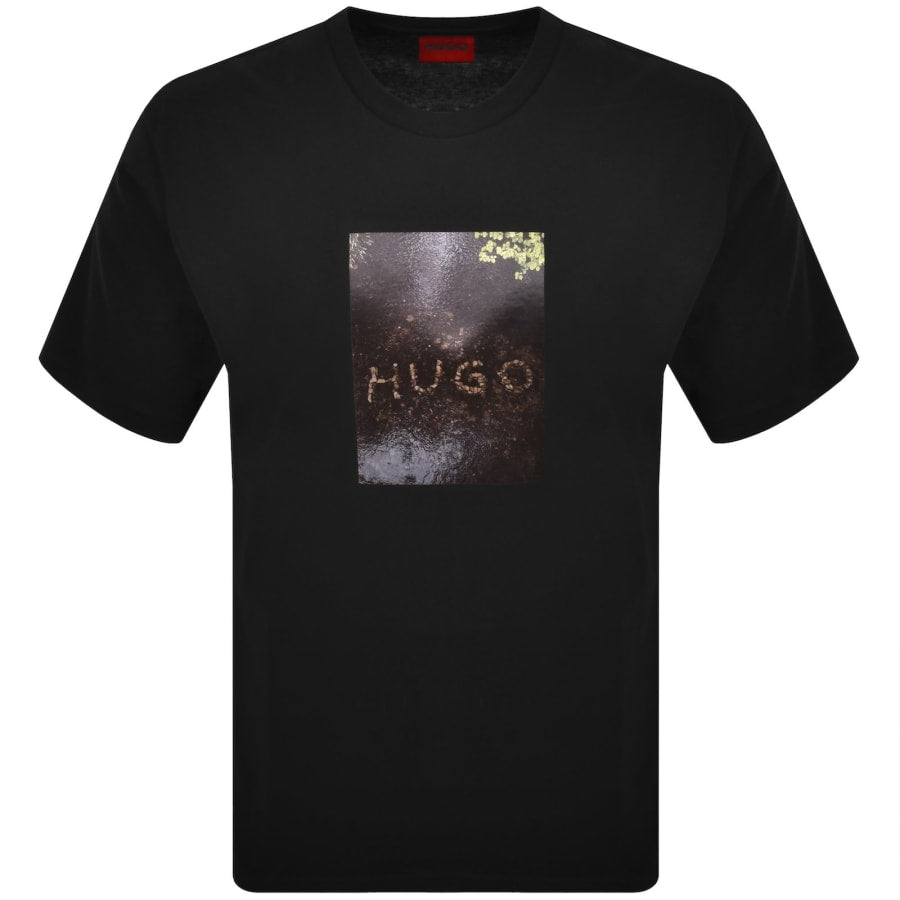 HUGO Doreston Crew Neck T Shirt Black