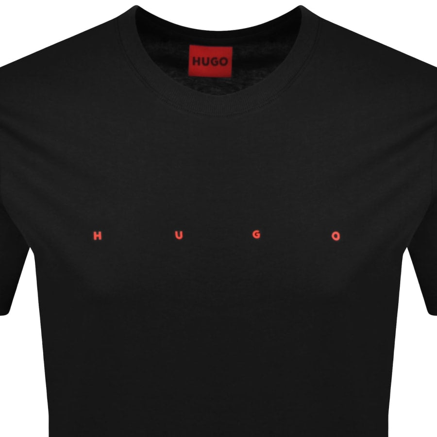 HUGO Dorosi T Shirt Black