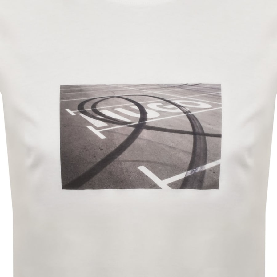HUGO Dostino T Shirt Off White
