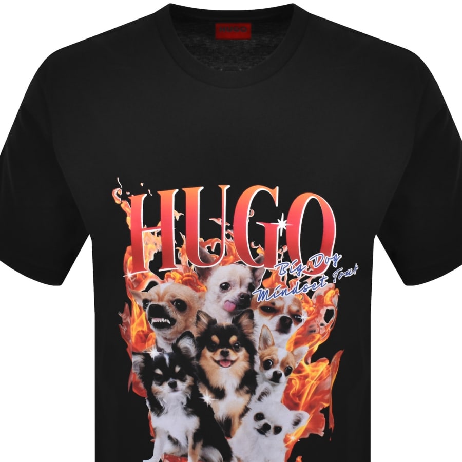 HUGO Dugie T Shirt Black