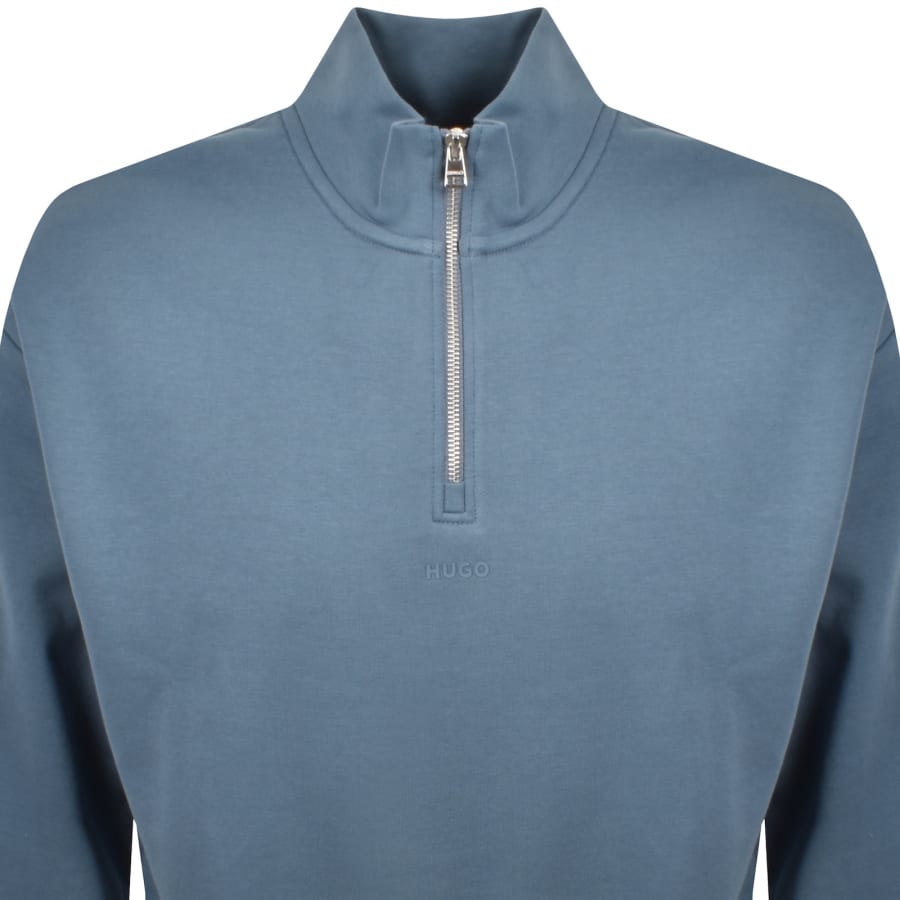 HUGO Durty244 Sweatshirt Open Blue