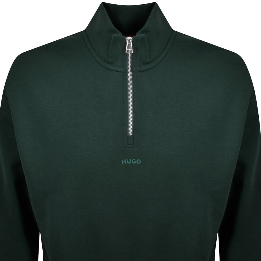 HUGO Durty244 Sweatshirt Open Green