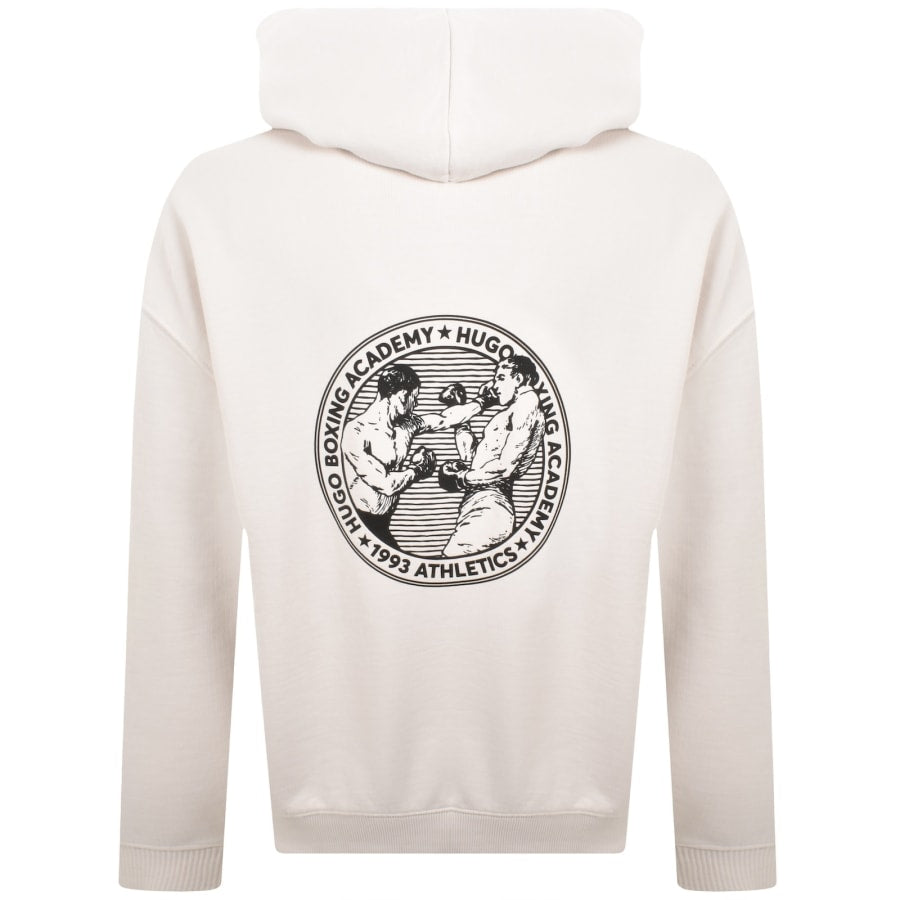 HUGO Duwrestie Hoodie Cream