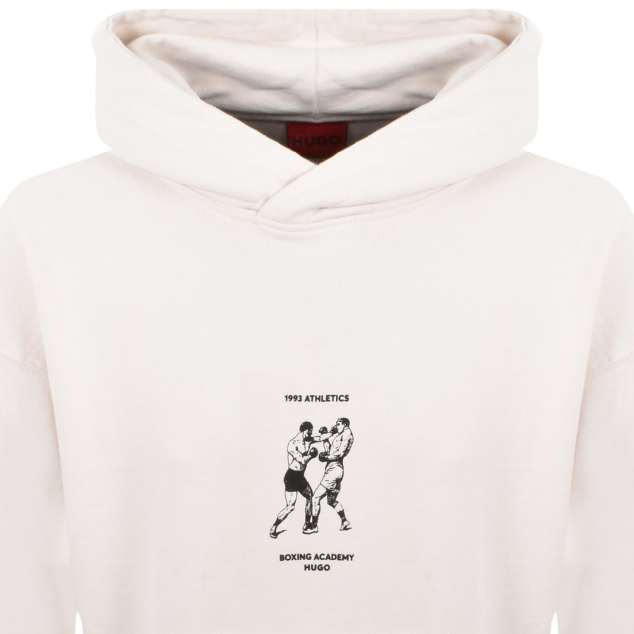 HUGO Duwrestie Hoodie Cream