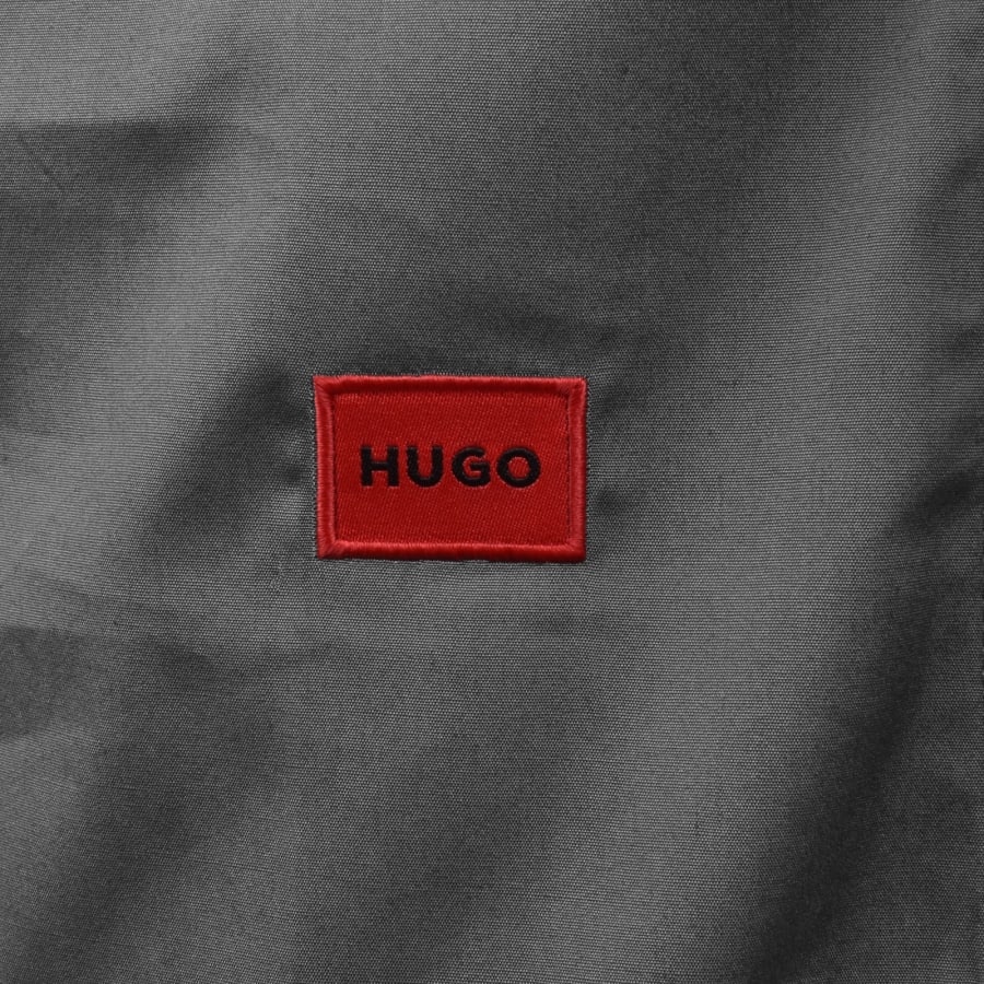 HUGO Ellino Linen Shirt Grey