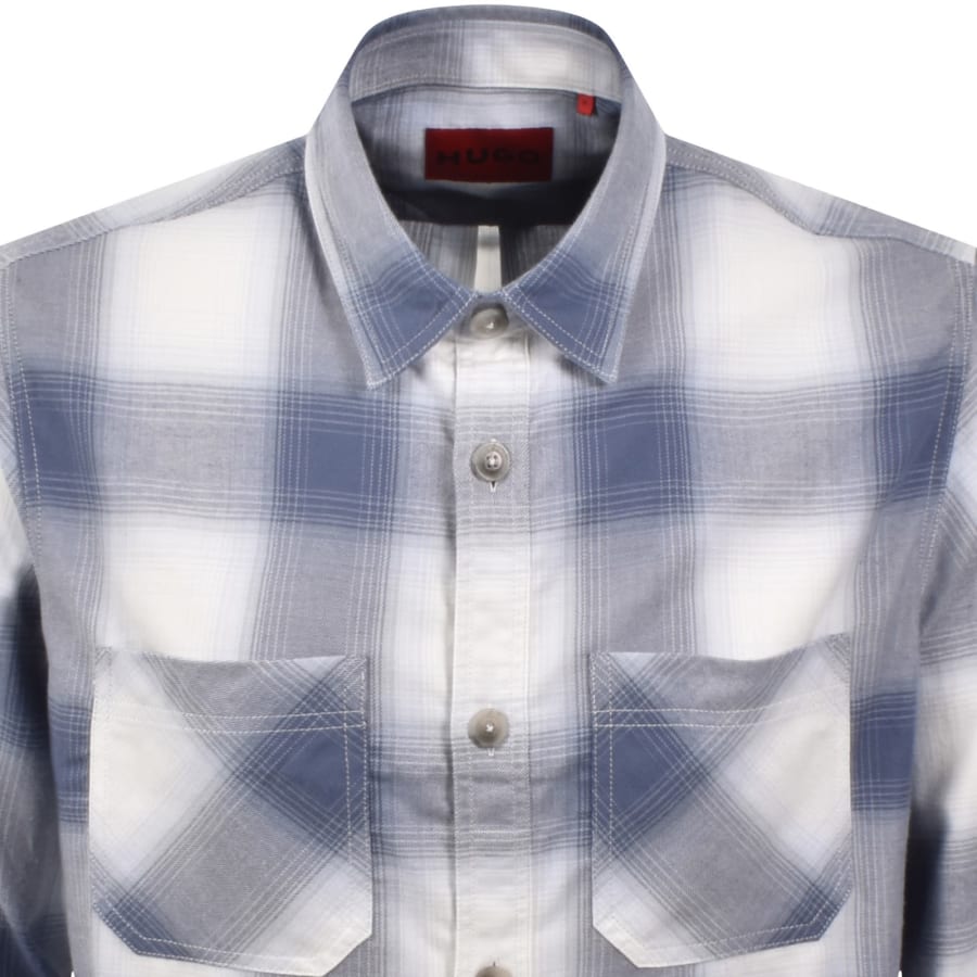 HUGO Erato Long Sleeve Shirt Blue