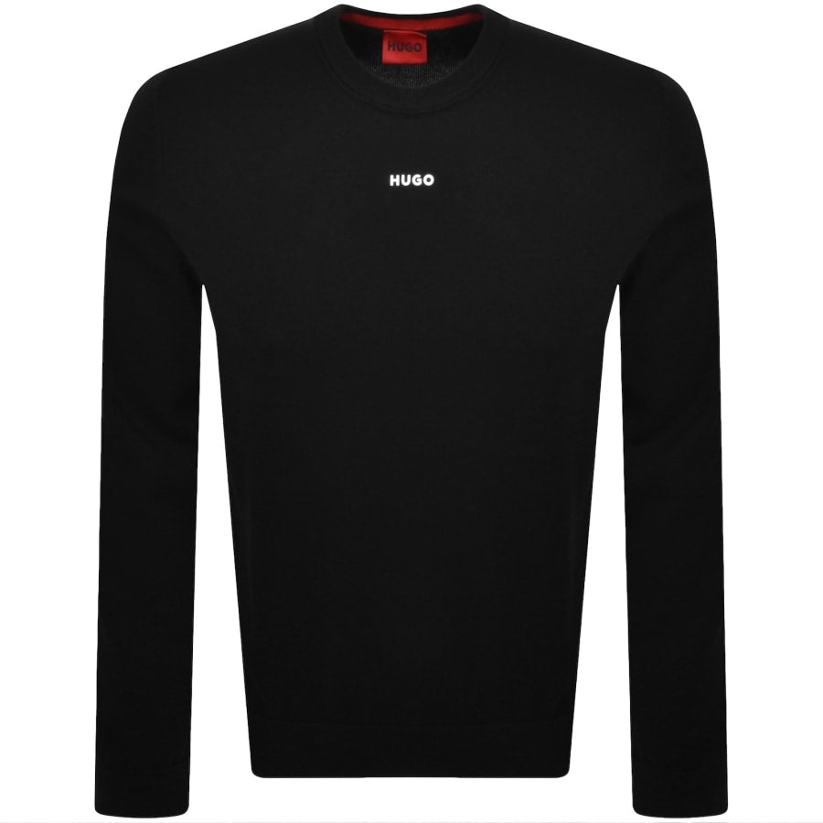 HUGO San Cassius Knit Jumper Black