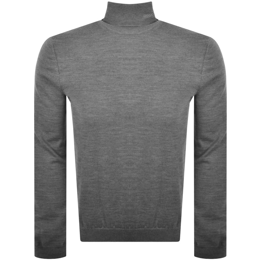 HUGO San Thomas Knit Jumper Grey