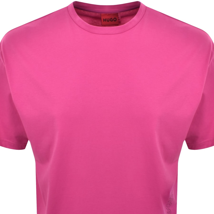 HUGO Tiki T Shirt Pink