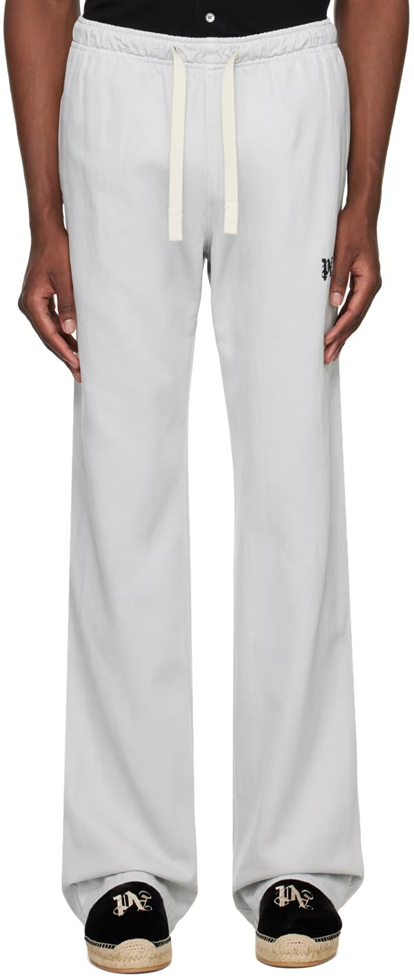 Gray Monogram Travel Sweatpants