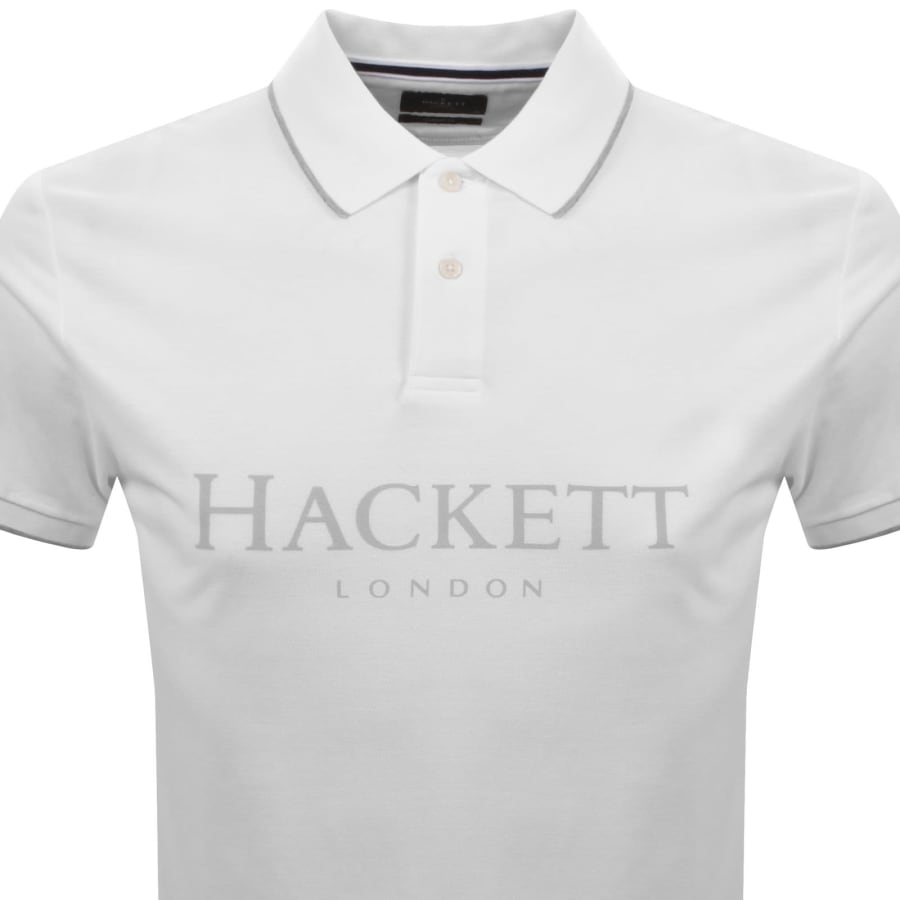 Hackett Heritage Polo T Shirt White