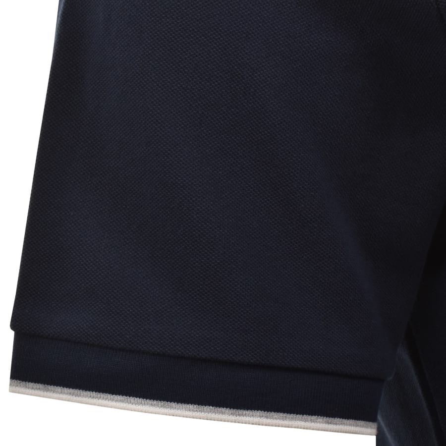 Hackett Heritage Tipped Polo T Shirt Navy