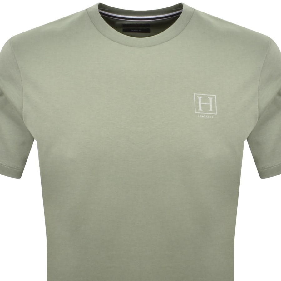 Hackett Small Logo T Shirt Sage Green
