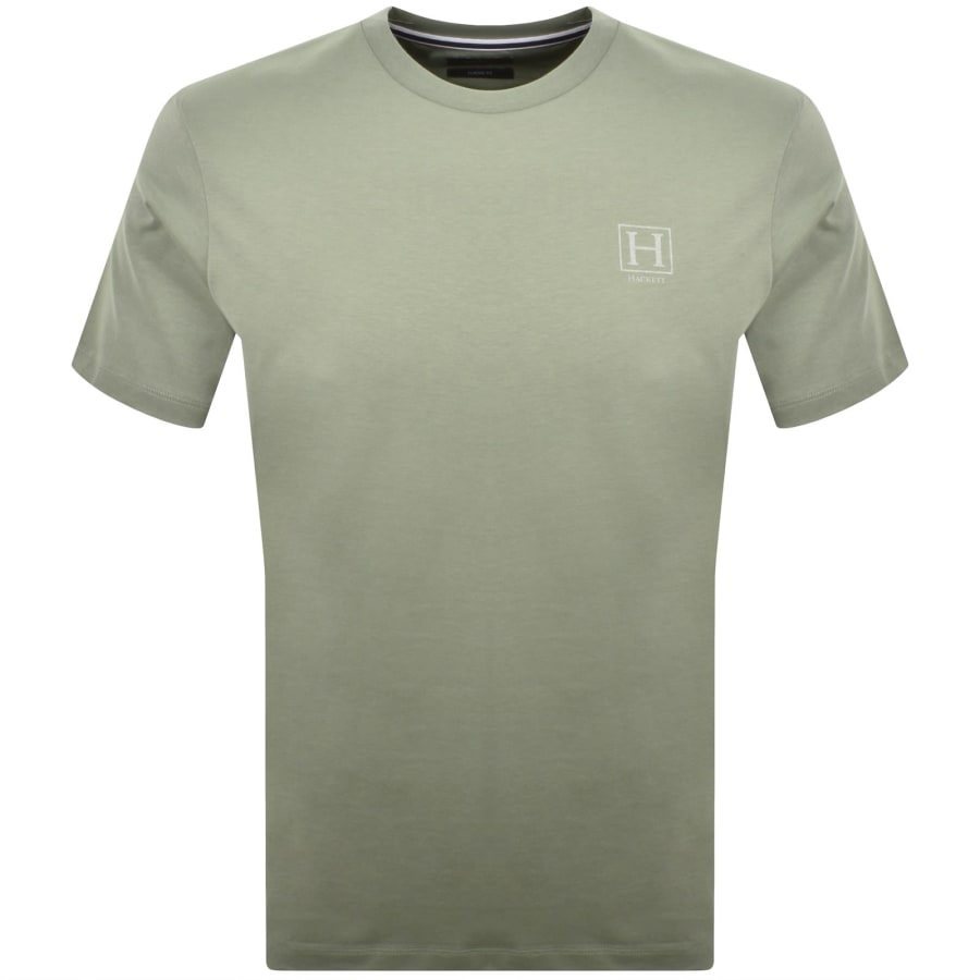 Hackett Small Logo T Shirt Sage Green