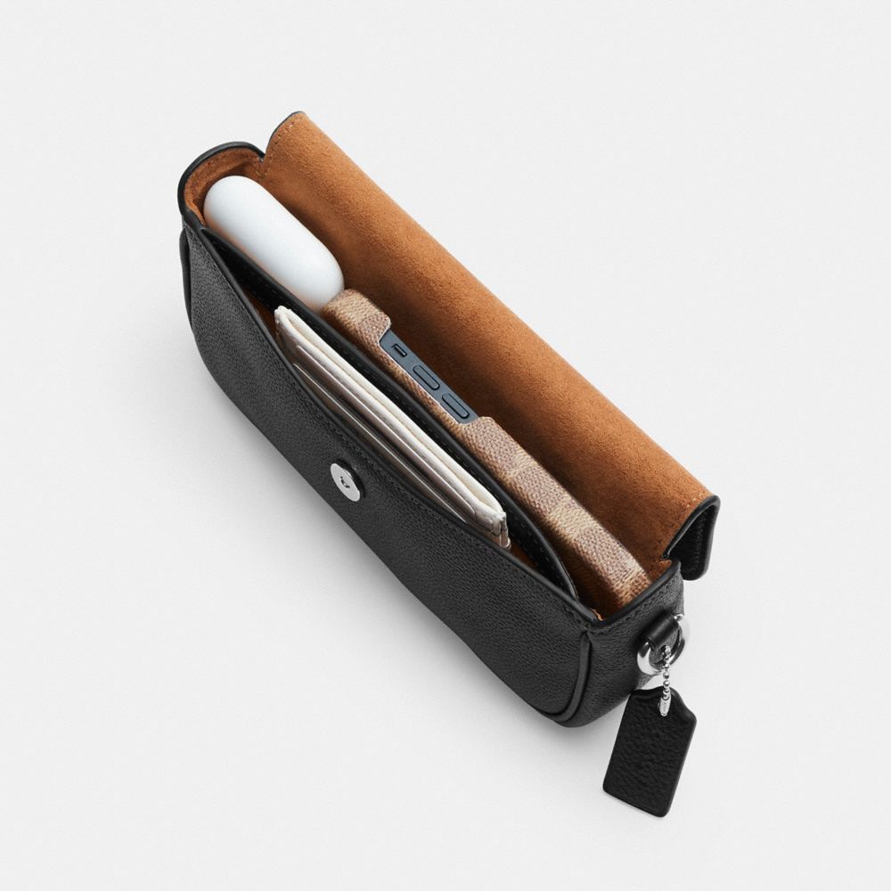 Hailey Flap Bag In Sketch Signature Canvas