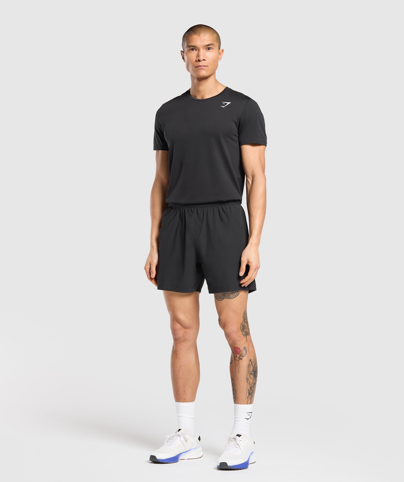 Gymshark Hybrid 6" Shorts - Black