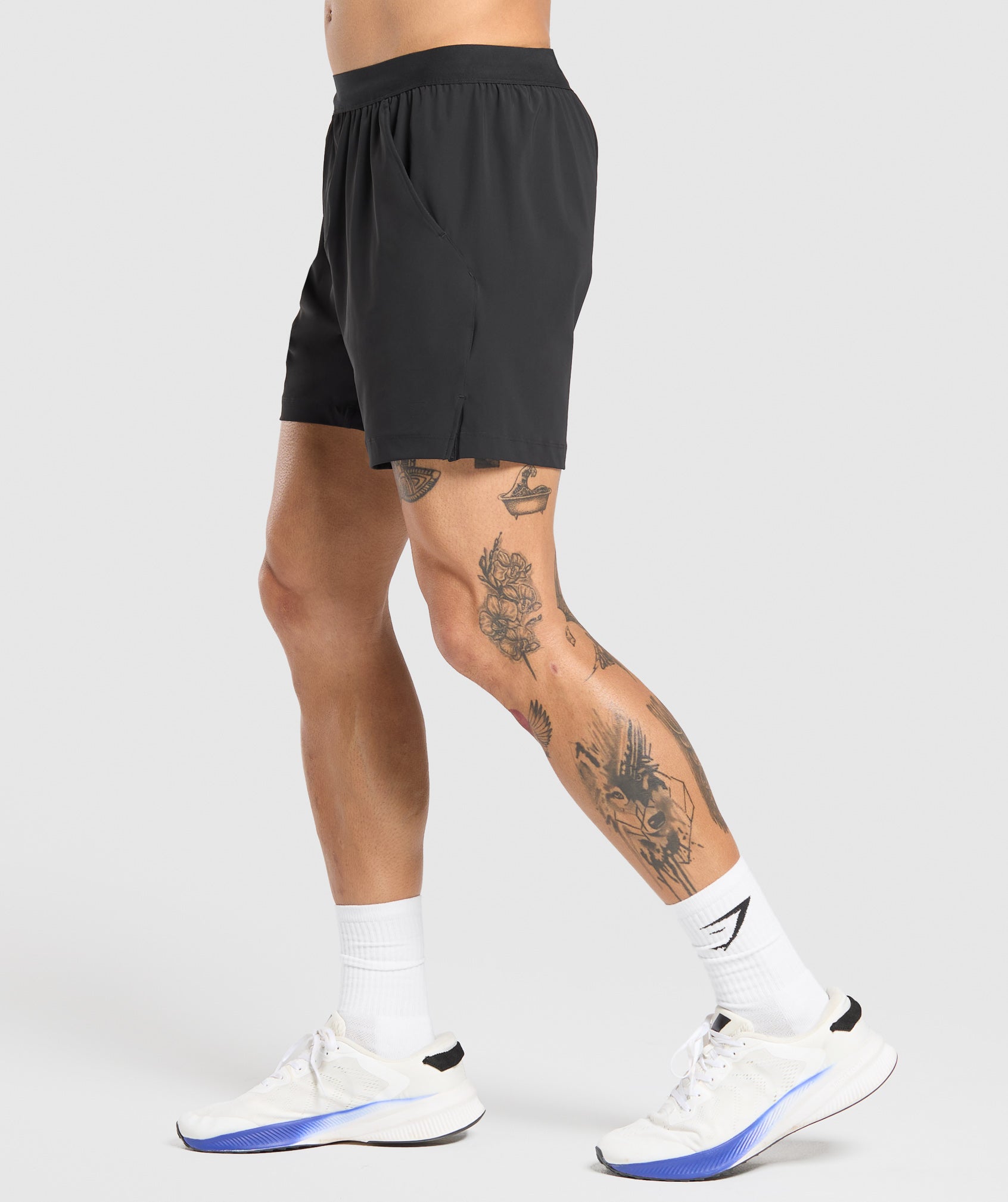 Gymshark Hybrid 6" Shorts - Black