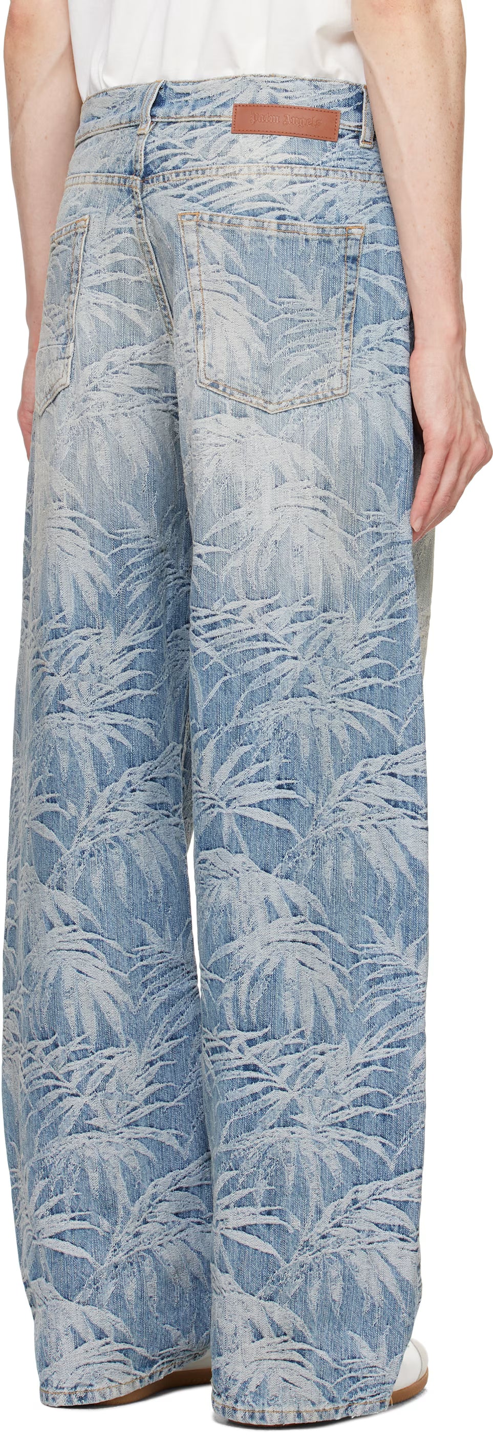 Blue Palms Wash Loose Jeans