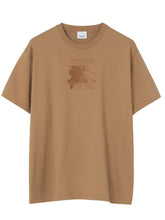 Burberry Burberry Embroidered Monogram Tee Brown - Size: XS T-Shirts | Shop From The Mirage