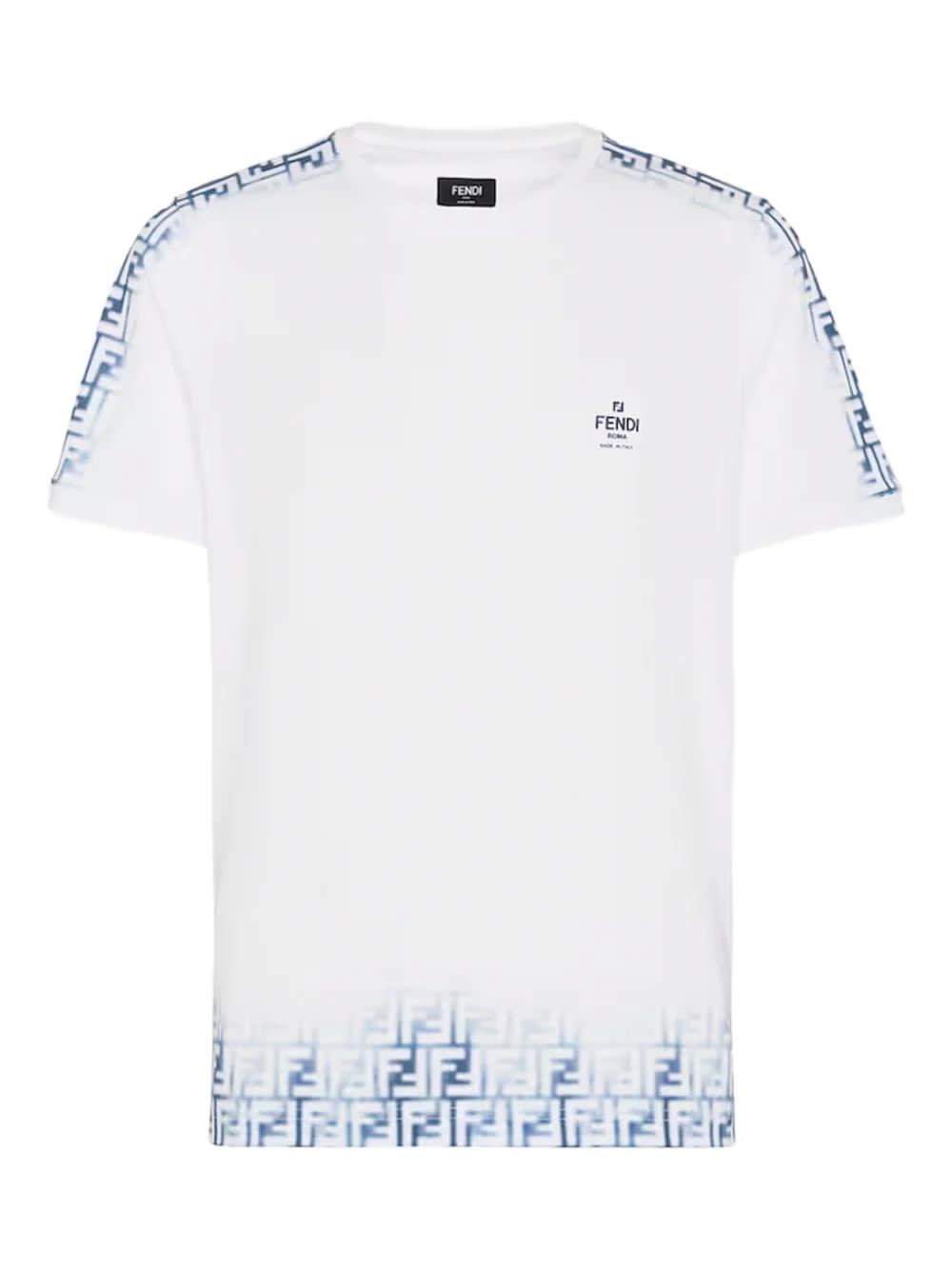 Fendi Fendi FF Monogram Faded Print Avio Tee - Size: S T-Shirts | Shop From The Mirage