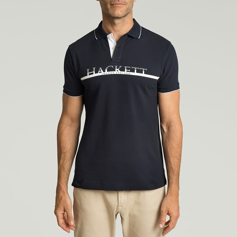 Hackett London Hackett London Polo T-shirt - Size: XS T-Shirts | Shop From The Mirage