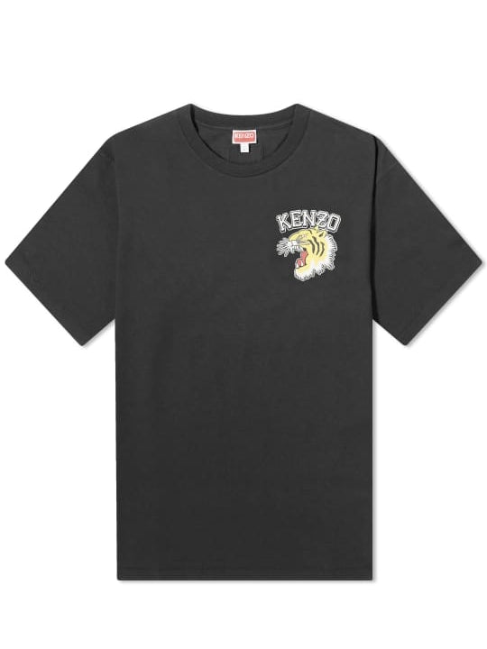 Kenzo Tiger Varsity Tshirt Black - Size: S T-Shirts | Shop From The Mirage