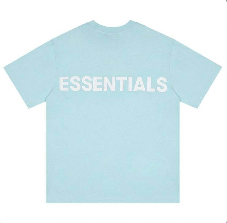 Essentials Essentials Tee SS19 - 3M Reflective Blue - Size: S T-Shirts | Shop From The Mirage