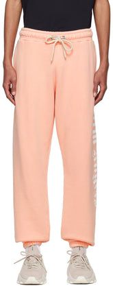 Pink Cotton Lounge Pants