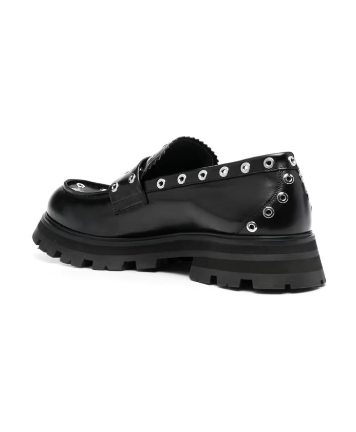 Chunky Eyelet Loafers