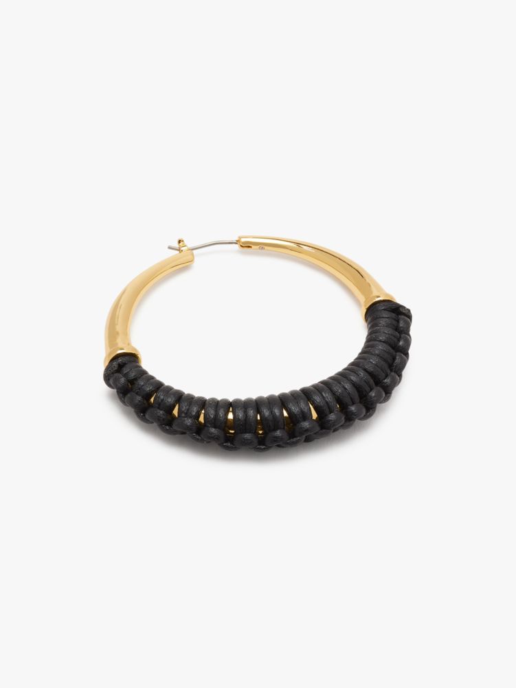 Bohemia Leather Hoops