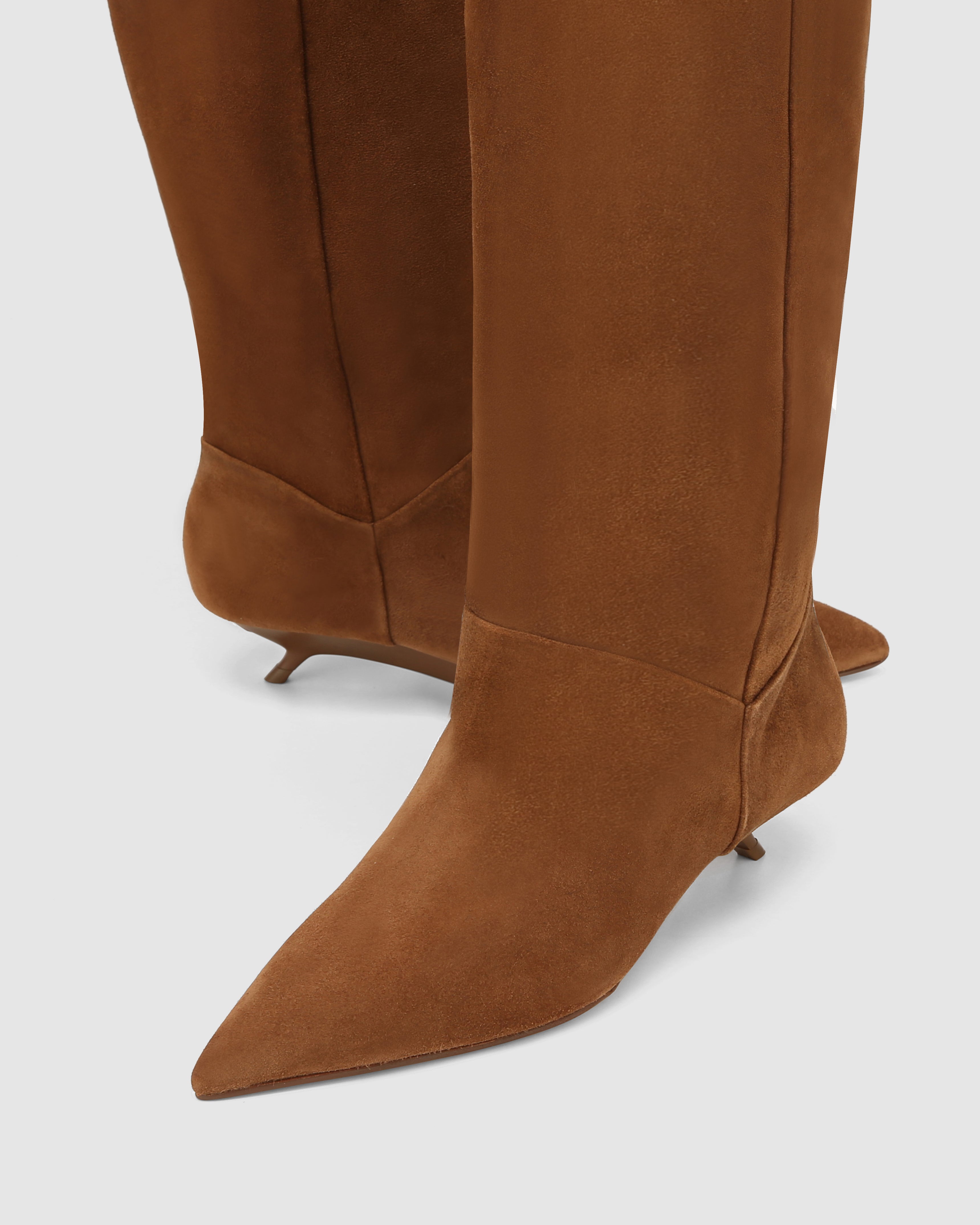 Keria Cow Suede Tan