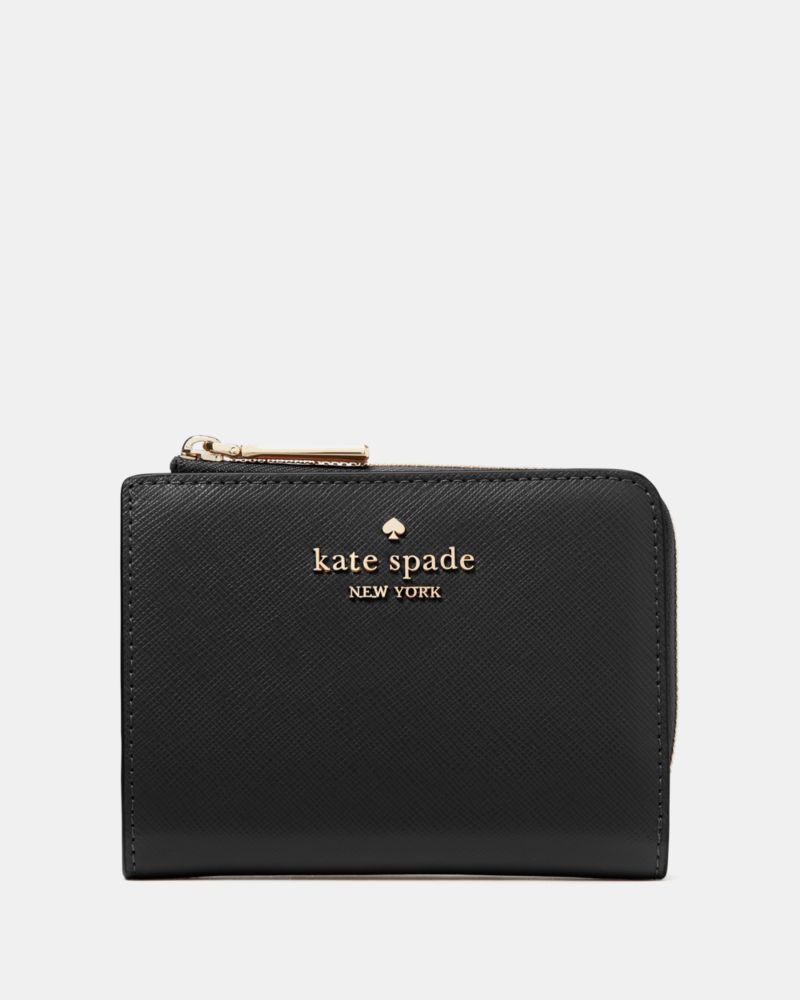 Spade Flower Small L-zip Wallet