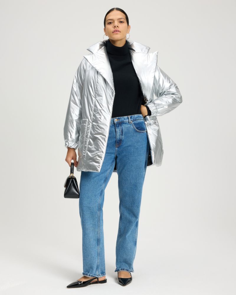 Metallic Nylon Jacket