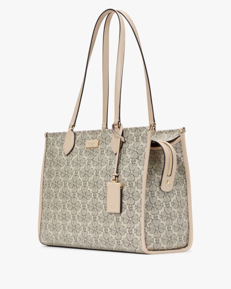 Spade Flower Coated Canvas Large Market Tote