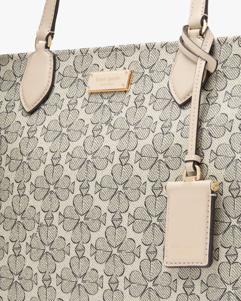 Spade Flower Coated Canvas Large Market Tote