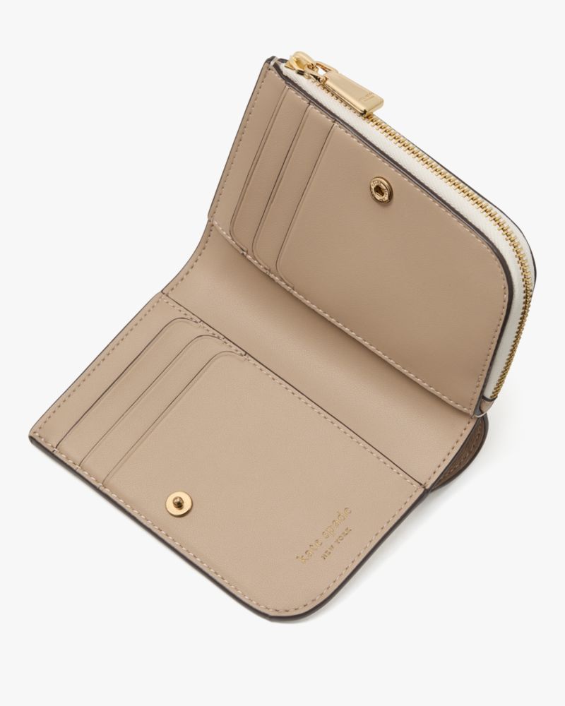 Devin Colorblocked Small Compact Wallet