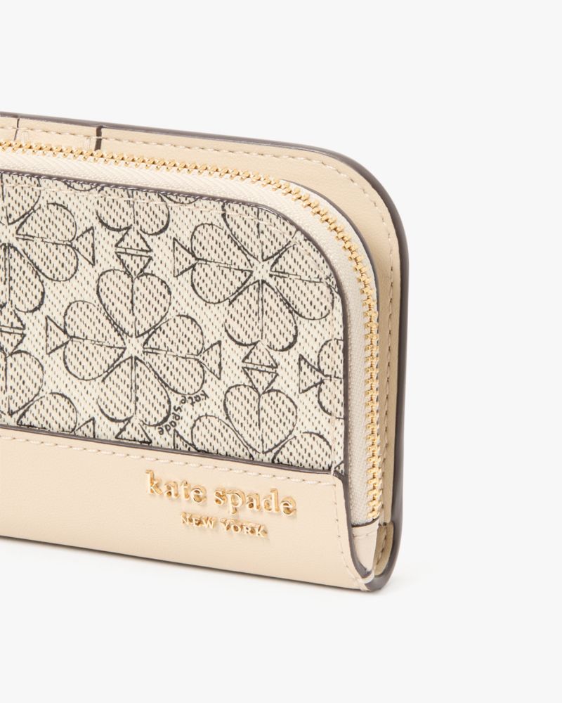 Spade Flower Small Slim Bifold Wallet