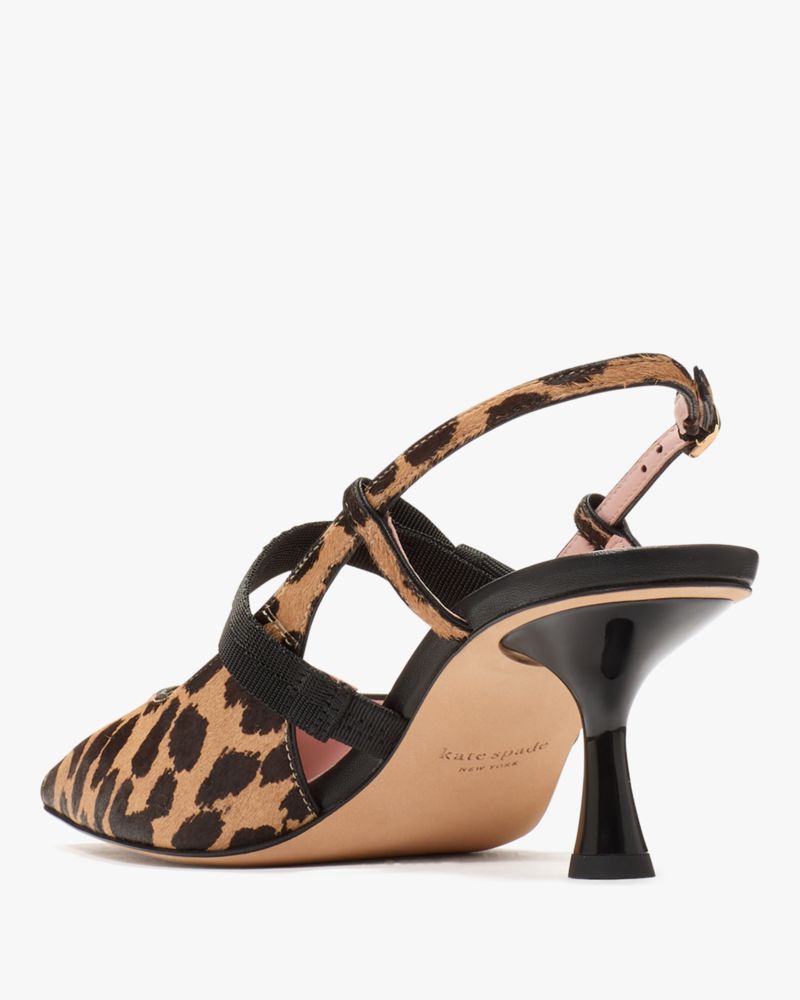 Maritza Leopard Slingback Pumps