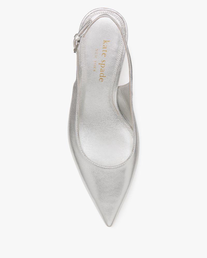 Soiree Metallic Slingback Pumps